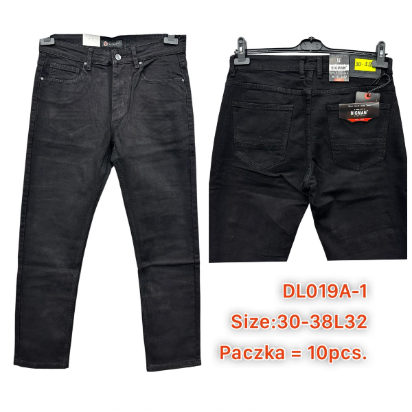 Spodnie męskie jeans Roz 30-38, 1 Kolor .Paczka 10 szt